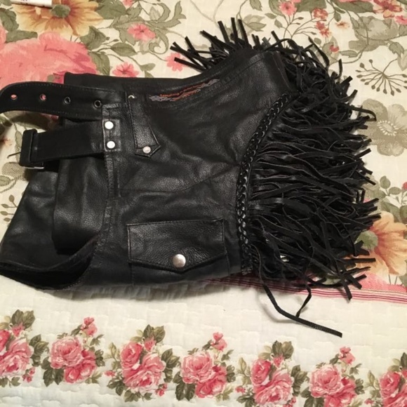Womens Leather Chaps, size Large - Picture 8 of 8